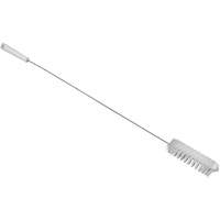 Brosse avec manche flexible, Soies Moyen, Longueur de 36", Blanc Mukwa Safety Services