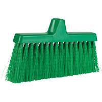 ColorCore Angle Head Broom, Medium Bristles, 10", Polypropylene, Green Mukwa Safety Services