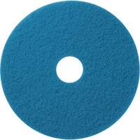 Floor Pads, 12", Cleaning/Scrubbing, Blue Mukwa Safety Services