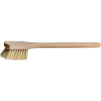 Brosse &agrave; chaudron &agrave; manche long, 20" l, Soies Tampico, Beige Mukwa Safety Services