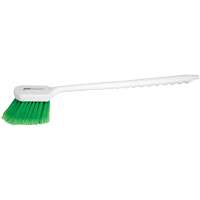 Brosse &agrave; recoins &agrave; manche long, 20" l, Soies PVC, Vert Mukwa Safety Services