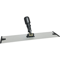 Support de vadrouille &agrave; &eacute;pousseter en microfibres &agrave; boucles et crochets, 18", Aluminium Mukwa Safety Services