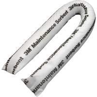 Maintenance Sorbent Mini-Boom, Universal, 4' L x 3" W, 15.6 gal Absorbancy Mukwa Safety Services