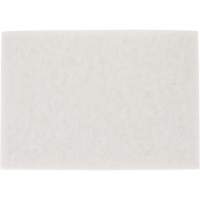 TopLine Speed Floor Pad, 14" x 20", Buffing/Cleaning/Polish, White Mukwa Safety Services