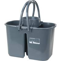 Seau et essoreuse pour vadrouille, Passoire, 3,75 gal. US (15 pintes), Gris Mukwa Safety Services