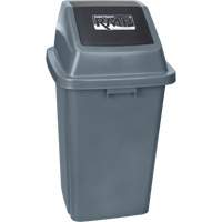 Garbage Can, Plastic, 26 US gal. Mukwa Safety Services