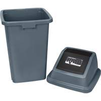 Garbage Can, Plastic, 26 US gal. Mukwa Safety Services