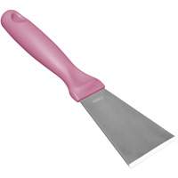 Large Stainless Steel Scraper, Pink, 3" W x 9" L Mukwa Safety Services