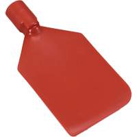 Stiff Paddle Scraper, Red, 4-1/2" W x 8-3/4" L Mukwa Safety Services