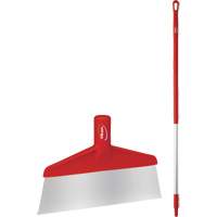 Floor Scraper with Handle, Red, 9-3/5" W x 55-9/10" L Mukwa Safety Services