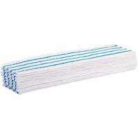 Disposable Mop Pad, Hook and Loop Style, Microfibre, 18" L x 4" W Mukwa Safety Services