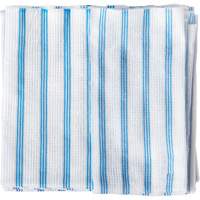 Disposable Single-Use Cloths, Microfibre, Blue/White Mukwa Safety Services