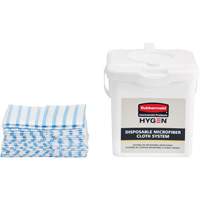 Microfibre Cloth Charging Bucket, White Mukwa Safety Services