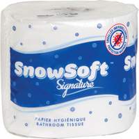 Snow Soft Premium Toilet Paper, 2 Ply, 600 Sheets/Roll, 145' Length, White Mukwa Safety Services