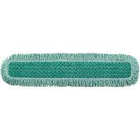 Tampon avec frange pour vadrouille &agrave; &eacute;pousseter Hygen, Style Boucles et crochets, Microfibre, 40" lo x 9" la Mukwa Safety Services