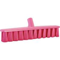 UST Soft Push Broom, Fine Bristles, 15-1/4", Polyester, Pink Mukwa Safety Services