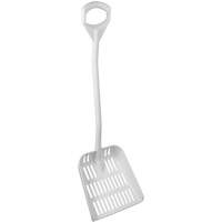 Ergonomic Large Sieve Shovel, 45" Length, Plastic, White Mukwa Safety Services