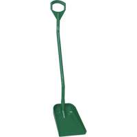Ergonomic Small Blade Shovel, 50" Length, Plastic, Green Mukwa Safety Services