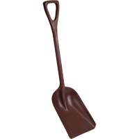One-Piece Metal Detectable Shovel, 10" x 14" Blade, 37-1/2" Length, Plastic, Red Mukwa Safety Services