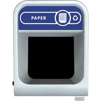 Configure Paper Waste Container, Bulk/Curbside/Deskside, Steel, 45 US gal. Mukwa Safety Services
