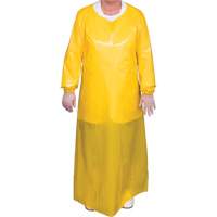 Top Dog 6 Mil. Gown, Large, Yellow, Polyurethane Mukwa Safety Services