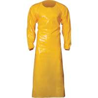 Top Dog 6 Mil. Gown, X-Large, Yellow, Polyurethane Mukwa Safety Services