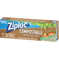 Sacs &agrave; sandwich compostables Ziploc Mukwa Safety Services