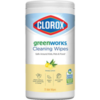 GreenWorks Cleaning Wipes, 75 Wipes Mukwa Safety Services