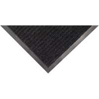 Tapis &agrave; nervures doubles, Essuie-pieds/grattoir, 2' x 3' x 1/4", Charbon Mukwa Safety Services