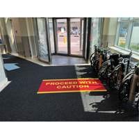 Tapis dentr&eacute;e Supreme Knob, Essuie-pieds/grattoir, 6-1/2' x 75-1/2' x 7/16", Charbon Mukwa Safety Services