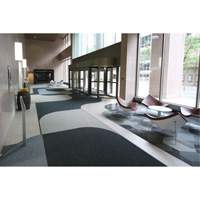 Tapis dentr&eacute;e Supreme Knob, Essuie-pieds/grattoir, 6-1/2' x 75-1/2' x 7/16", Charbon Mukwa Safety Services