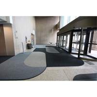Tapis dentr&eacute;e Supreme Knob, Essuie-pieds/grattoir, 6-1/2' x 75-1/2' x 7/16", Charbon Mukwa Safety Services