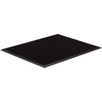 Tapis dentr&eacute;e Gritstop Fingermat, Caoutchouc, Grattoir Type, Motif Style pointe de doigt, 3' x 5', Noir Mukwa Safety Services