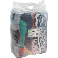 Recycled Material Wiping Rags, Cotton, Mix Colours, 25 lbs. Mukwa Safety Services