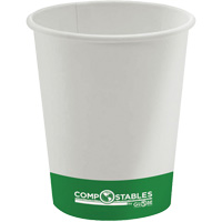 Single Wall Hot/Cold Compostable Paper Cups, 20 oz., Multi-Colour Mukwa Safety Services