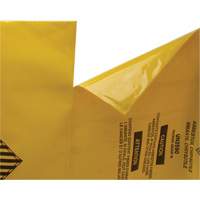 Doublures pour d&eacute;chets dangereux, Amiante, 40" lo x 35" la, 3 mils Mukwa Safety Services