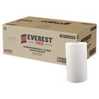 White Deluxe Hardwound Roll Towels, 1 Ply, Centre Pull, 205' L Mukwa Safety Services