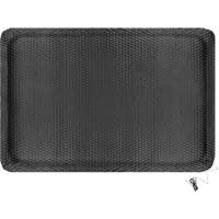 Tapis conductible Hog Heaven, 4' la x 6' lo, 5/8" &eacute;paisseur, Noir, Nitrile Mukwa Safety Services