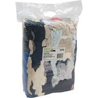 Recycled Material Wiping Rags, Fleece, Mix Colours, 10 lbs. Mukwa Safety Services