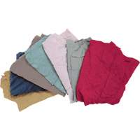 Recycled Material Wiping Rags, Fleece, Mix Colours, 10 lbs. Mukwa Safety Services