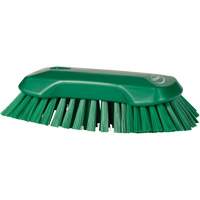 Brosse &agrave; main, Soies Tr&egrave;s ferme, Longueur de 9-1/10", Vert Mukwa Safety Services