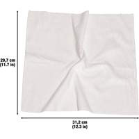 Washable Cleaning Cloths, Microfibre, White Mukwa Safety Services