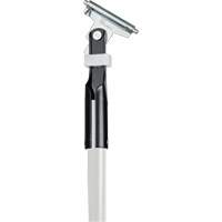 Manche blanche pour vadrouille &agrave; &eacute;pousseter Clipper, Fibre de verre, 1" dia, 60" lo Mukwa Safety Services