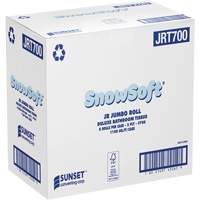 Snowsoft Deluxe Bathroom Tissue, Jumbo Roll, 2 Ply, White Mukwa Safety Services