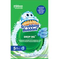 Pastilles nettoyantes pour toilettes Scrubbing Bubbles Drop-Ins, 200 g, Tampon Mukwa Safety Services