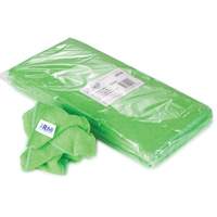 Dusting & Cleaning Cloth, Microfibre, Green Mukwa Safety Services