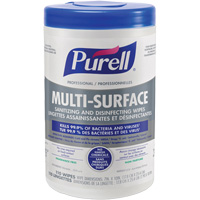 Professional Multi-Surface Sanitizing & Disinfecting Wipes, 7" x 10", 110 Count Mukwa Safety Services