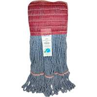 T&ecirc;te de vadrouille &agrave; bande large, Antimicrobien/Finition de plancher/Sp&eacute;cialis&eacute;, Coton/Rayonne/Synth&eacute;tique, Style Boucle Mukwa Safety Services