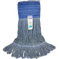 T&ecirc;te de vadrouille &agrave; bande large, Antimicrobien/Finition de plancher/Sp&eacute;cialis&eacute;, Coton/Rayonne/Synth&eacute;tique, Style Boucle Mukwa Safety Services