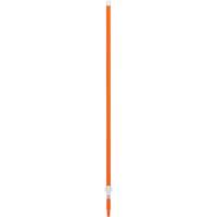 Manche, Balai/Brosse/Vadrouille &agrave; &eacute;pousseter/Support &agrave; tampon/Grattoir/Raclette/Vadrouille humide, Orange, T&eacute;lescopique, 62" - 109-2/5" lo Mukwa Safety Services